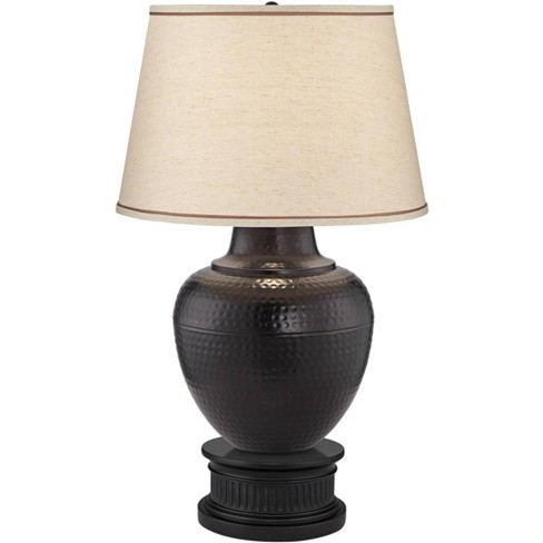 Ivy Modern Western Table Lamp, Beige Lamp Shade For Table