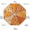 Gourmet Mixed Nuts Christmas Gift Basket in Reusable Bamboo Platter – XL 2 lb Tray with 8 Premium Nut Assortments, Kosher - 4 of 4