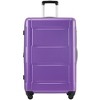 MAYEERTY 2 Piece Luggage Set with Bags Expanable Spinner Wheels ABS Lightweught Lock 20" and 28" Purple - 3 of 4