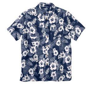 KingSize Men's Big & Tall Short-Sleeve Linen Shirt - 1 of 4