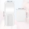Unique Bargains Durable Foldable Mirror Comb for Curly Straight Hair 1 Pc - 2 of 4