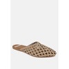 Wendigo Woven Real Leather Mules Women - 2 of 4