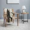 Sheila Wenzel-Ganny Black Ink Abstract 56"x46" Woven Throw Blanket - Deny Designs - 2 of 4