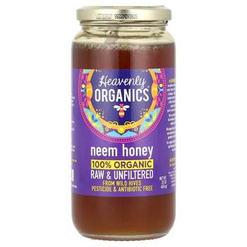 Heavenly Organics 100% Organic Neem Honey, Raw & Unfiltered, 22 oz (624 g)