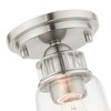 Livex Lighting Lawrenceville 1 - Light Flush Mount in  Brushed Nickel - 2 of 4