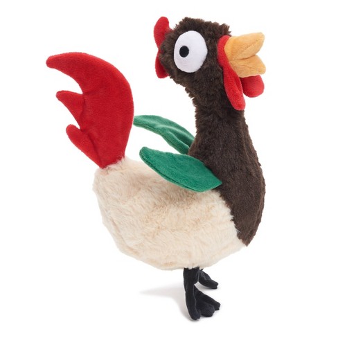 Plush chicken dog clearance toy