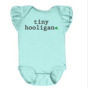 The Juniper Shop Tiny Hooligan Flutter Sleeve Bodysuit - 1 of 4