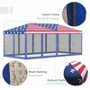 Aghana Digitals American Flag Pop Up Canopy: 10x20ft Heavy Duty Instant Shelter with Netting, - 3 of 4