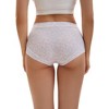 INSPIRE CHIC Women's Cotton Allover Floral Printed Underwear High Waisted Full Coverage Tummy Control Briefs - 2 of 4