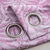 RT Designers Collection Liana Jacquard Grommet Curtain Panel Pair 36" x 84" Lilac - 4 of 4