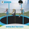 Whisen 14FT Round Trampoline for Kids, Safety Net, Basketball Hoop & Ladder, Easy Assembly Outdoor Play - 2 of 4