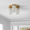 Jeffra 3 Light 12.5" Flush Mount - FLU4070 - Safavieh - 3 of 4