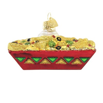 Old World Christmas 2.0 Inch Nachos Mexican Food Tortilla Chips Tree Ornaments