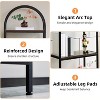 TackView Arched Bookshelf, Industrial Open Back Bookcase, Modern Display Shelving Unit Storage Rack with Metal Frame for Living Room - 3 of 4