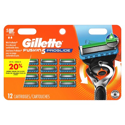 Gillette Fusion5 ProGlide Men's 5-Blade Razor Refills - 12ct