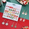 Christmas Jewelry Set for Women & Teens: 20/24 Pairs Holiday Stud Earrings. - 4 of 4