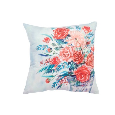 20"x20" Oversize Maya Floral Square Throw Pillow - Sure Fit