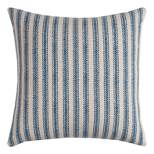 20"x20" Oversize Ticking Striped Square Throw Pillow - Rizzy Home