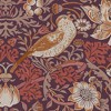 William Morris at Home Strawberry Thief Plum Wallpaper - 4 of 4