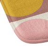 June Journal Autumn Checkerboard Memory Foam Bath Rug Cream - Deny Designs: Machine Washable, Microfiber, Rectangular Bath Mat - 3 of 3
