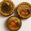 Sassy Little Southern Old World Thanksgiving Chocolate Covered Oreos – Gourmet Ghirardelli Cookies with Gold Accents and Vintage Harvest Designs - 2 of 4