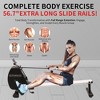 Rowing Machine, 264 LBS Weight Capacity, Magnetic Rower Machine For Home, Digital Monitor, Silent Magnetic Resistance System For Home Gym - 4 of 4