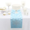 Big Dot of Happiness Winter Wonderland - Petite Snowflake Holiday Party and Winter Wedding Paper Table Runner - 12 x 60 inches - image 2 of 4