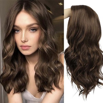 Jessie's Wig 20 Inch Bouncy Wavy Synthetic Wig Brown 1 Pc/Pack