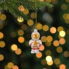 Northlight 3.5" White and Gold Glass Astronaut Christmas Ornament - 2 of 4