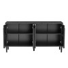 NicBex 4-Door Hidden Handle Storage Cabinet, Sideboard Buffet Cabinet with Storage TV Stand for Kitchen, Living Room, Entrance - 4 of 4