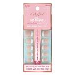 L.A. Girl Artificial Nail Tips- Oh So Shiny - Classy French Tip - 25ct