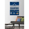 Trends International NFL Dallas Cowboys - Champions 23 Unframed Wall Poster Prints - 2 of 4