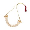 SOHI Women's Pearl White The Pebbles Collar Necklace - 2 of 4