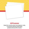 School Smart Railroad Board, 22 x 28 Inches, 4-Ply, White, Pack of 25 - 4 of 4