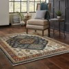 Arya Traditional Medallion Indoor Area Rug Blue - Captiv8e Designs - 2 of 4