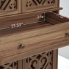 4-Door Cabinet with 1 Drawer, Adjustable Shelves, Storage Cabinet for Living Room, Bedroom, or Office - 4 of 4