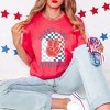 Simply Sage Market Women's Stars and Stripes Peace Short Sleeve Graphic Tee - 2 of 4