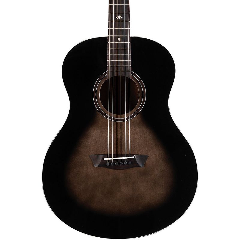 Washburn Bella Tono Novo S9 Studio Acoustic Guitar Transparent Charcoal Burst, 1 of 7