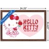 Trends International Hello Kitty: 25 Valentine's Day - Rose Framed Wall Poster Prints - 3 of 4
