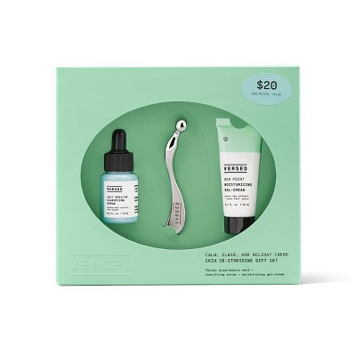 Versed Calm Clear & Holiday Cheer Skin Destressing Gift Set - 3pc