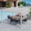 Kozyard Outdoor Aluminum Louvered Pergola – Rainproof Gazebo with Adjustable Roof, Perfect Sun Shade for Patio, Garden, or Backyard - 2 of 4