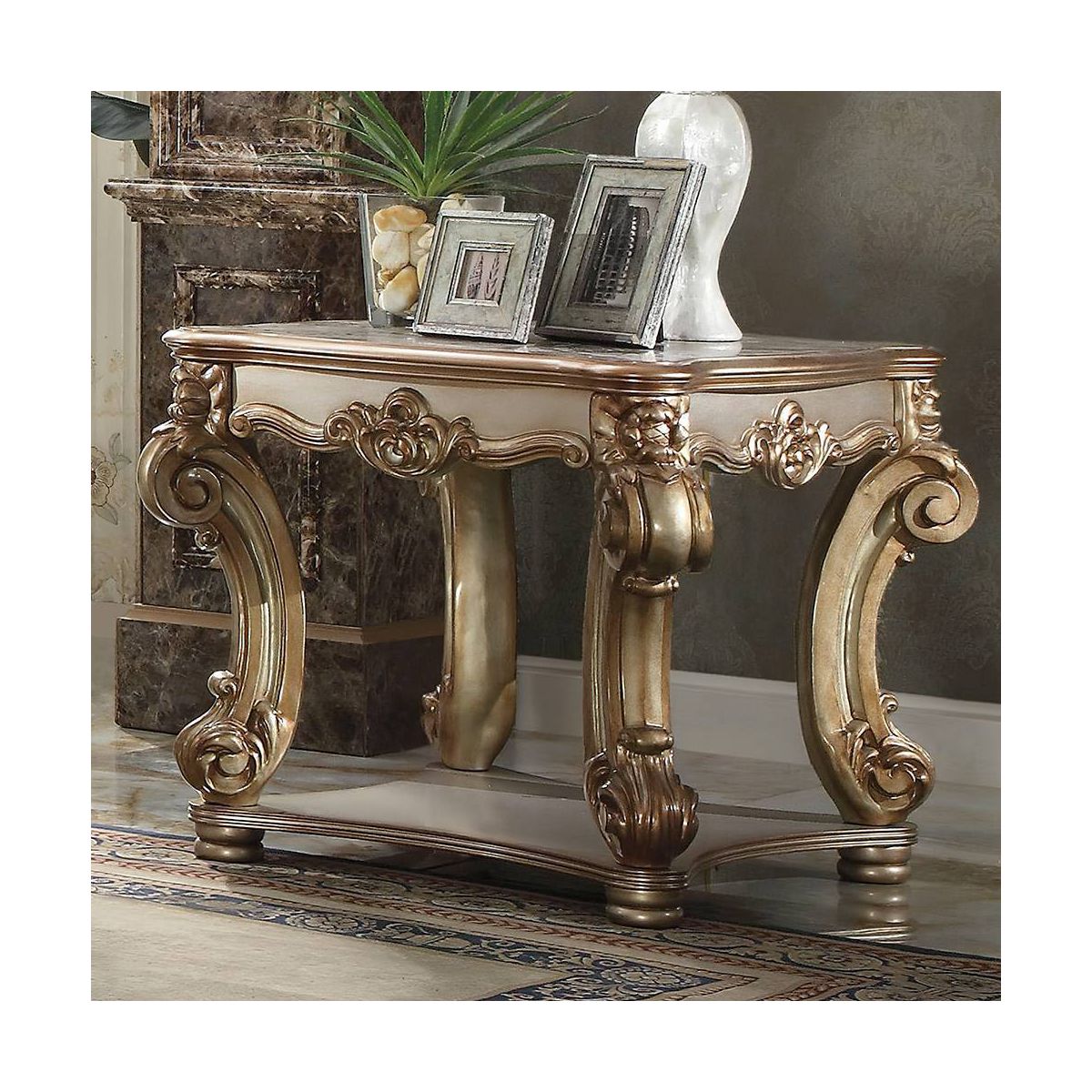 26" Vendome Li Accent Table - Acme Furniture - thumbnail 8