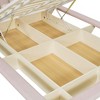 NicBex Queen Size Upholstered Floating Bed Frame with LED Lights and USB Port,Platform Bed Frame with Hydraulic Storage System,Easy Assembly,Gray/Pink - 4 of 4