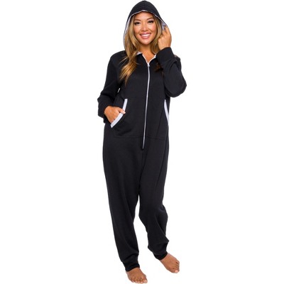 Silver Lilly Slim Fit Women's One Piece Pajama Union Suit