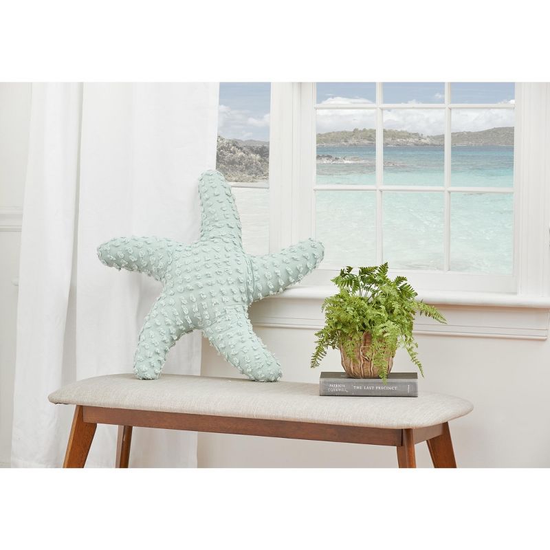 C&F Home 25" Starfish Shaped Coastal Decorative Accent Throw Pillow, 3 of 7