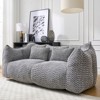 Aukfa Bean Bag Sofa Chairs Loveseat, Oversized Bean Bag Couch,  Lazy Floor Sofa Chair with Two Pillows for Living Room, Bedroom, Apartment - 2 of 4