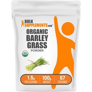 BulkSupplements Organic Barley Grass Powder - 1 of 4