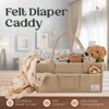 Babylicious Baby Felt Diaper Caddy Organizer - 2 of 4