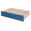 Sapphtopaz Twin Bed Corduroy Daybed Twin Size Bed Frame with Two Drawers and Wood Slat Bedroom Furniture, Easy Assembly, No Box Spring Needed - 2 of 4