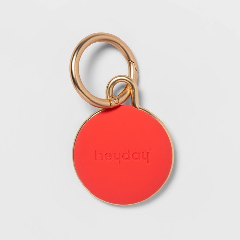 AirTag FineWoven Key Ring - Coral - Apple